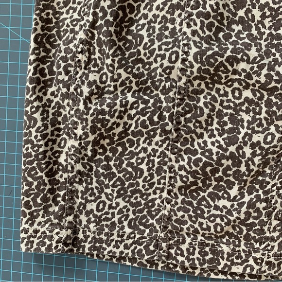 Free People Leopard Print Skirt - Black and Tan - Picture 4 of 11